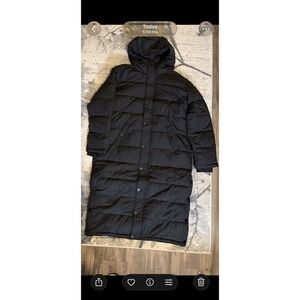 NWT Black Free People x Universal Standard Everest Long Puffer Jacket Sz  Large